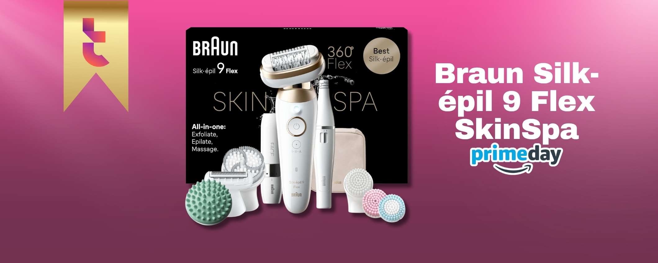 Braun Silk-épil 9 Flex SkinSpa: peli e prezzo strappati via in una mossa Braun Silk-épil 9 Flex SkinSpa: peli e prezzo strappati via in una mossa