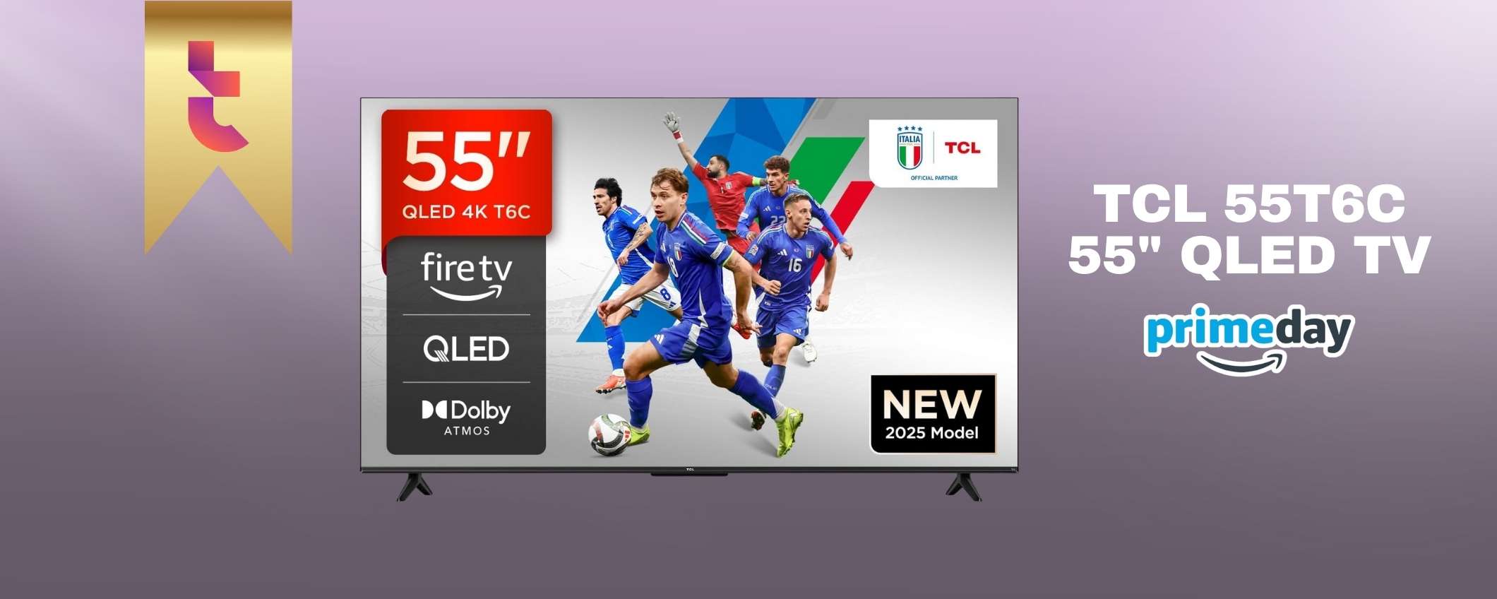 TCL 55T6C è il 55 pollici QLED con Fire TV integrata: a 359€ è un sogno TCL 55T6C è il 55 pollici QLED con Fire TV integrata: a 359€ è un sogno
