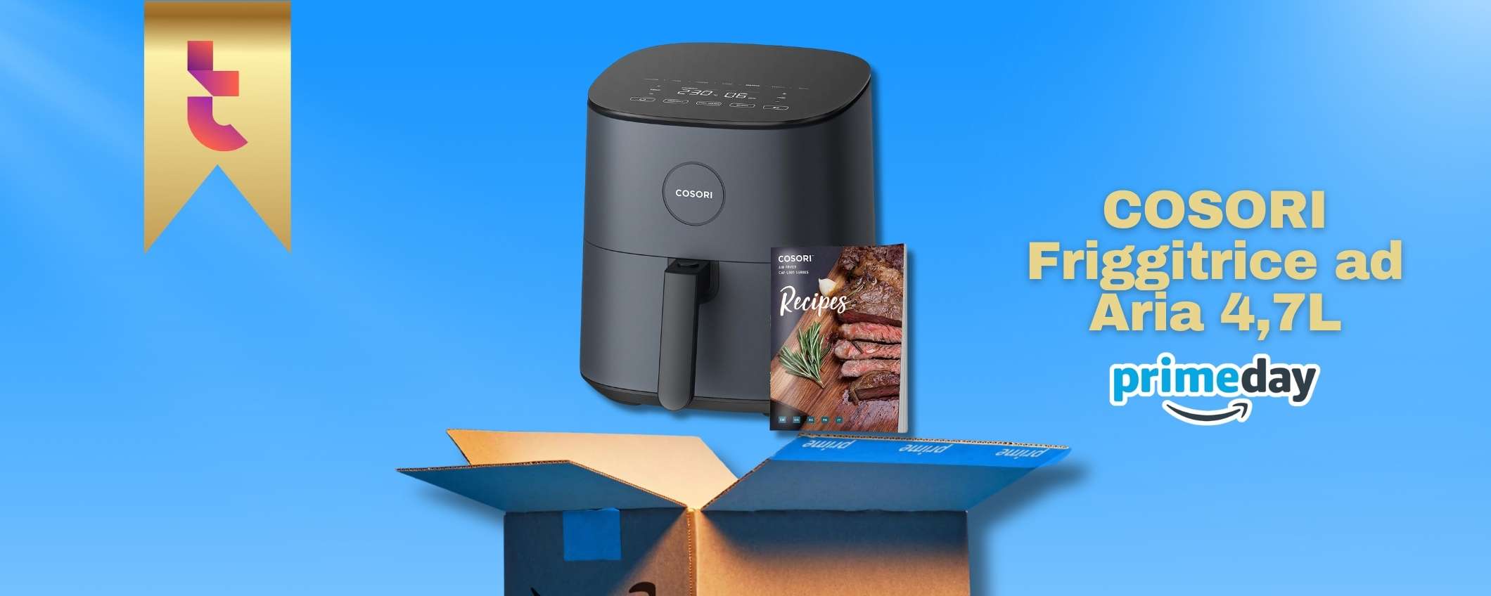 Croccante fuori, leggero dentro: la COSORI Air Fryer fa miracoli a 79€
