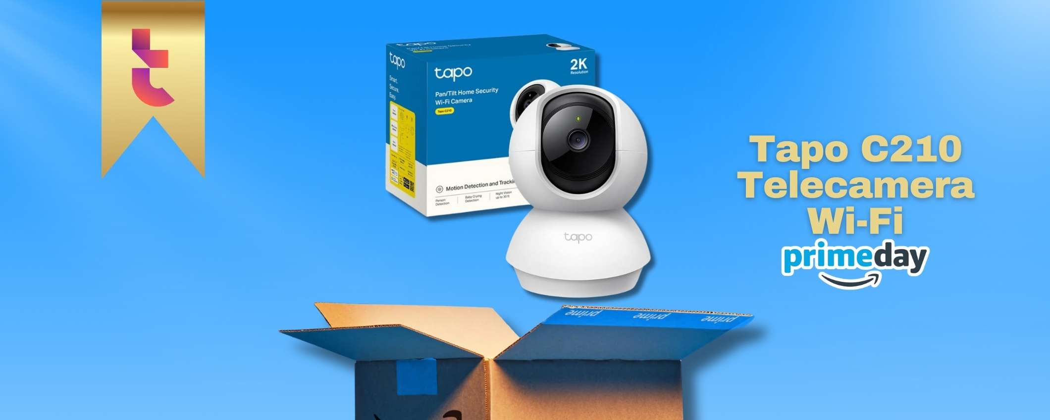 Tapo C210 a 19€ è l'occasione del Prime Day: ultime ore di SICUREZZA Tapo C210 a 19€ è l'occasione del Prime Day: ultime ore di SICUREZZA