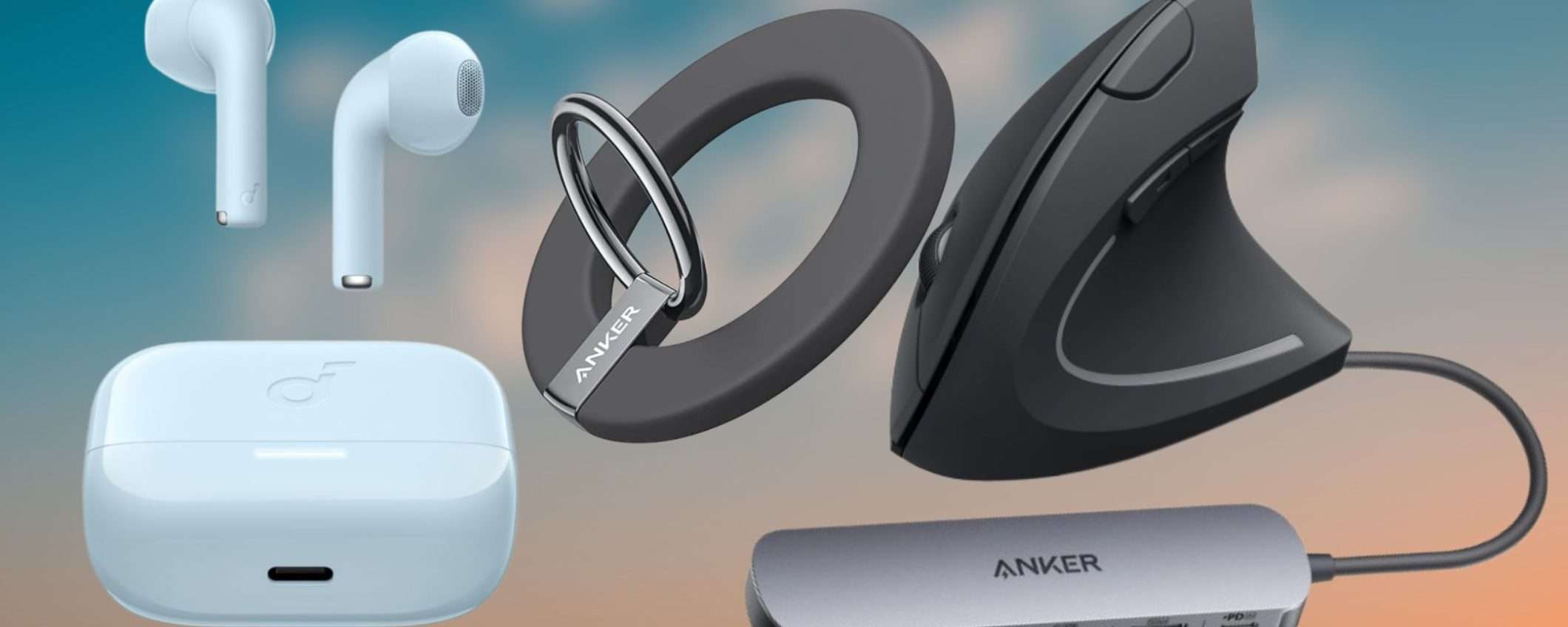Amazon SVENDE Anker: prezzi assurdi su tanti accessori da 6,99€ a meno di 20€