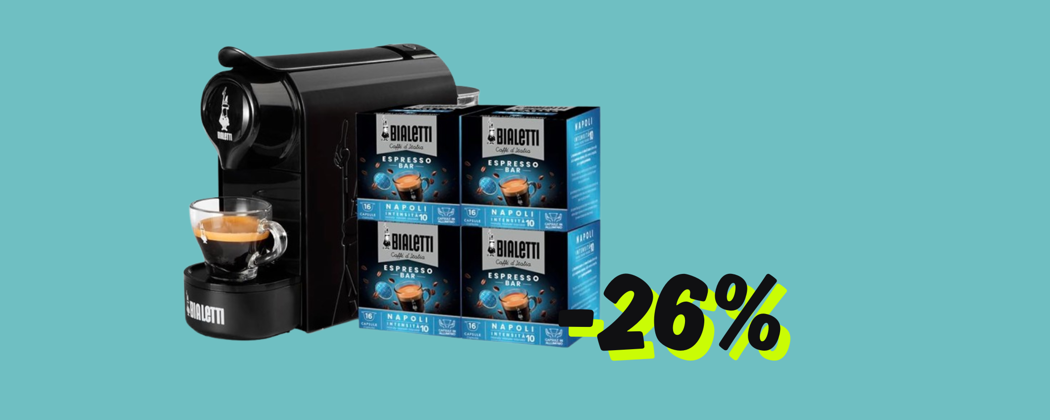 Bialetti Gioia: Offerta Prime Day sulla macchina caffè a capsule Bialetti Gioia: Offerta Prime Day sulla macchina caffè a capsule