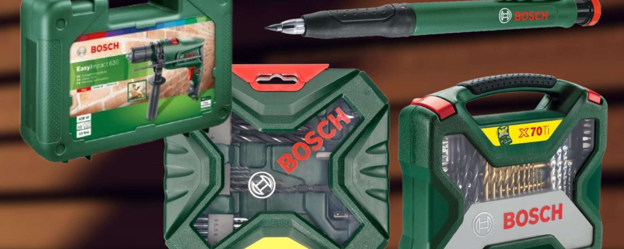 BOSCH affari SCOPPIETTANTI su Amazon: sconti fino al 60% (a partire da 7,99€)