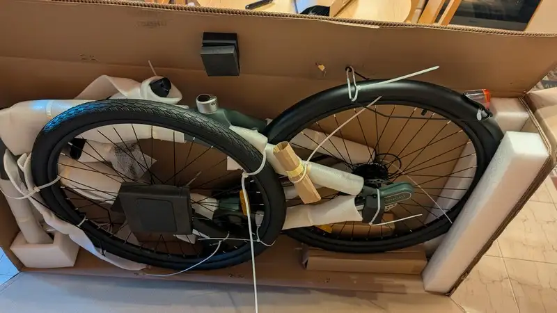 Engwe MapFour N1 Pro dettaglio assemblaggio