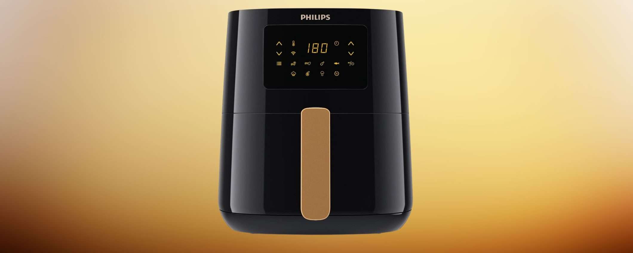 Friggitrice Philips con touchscreen e WiFi in offerta a 69,99 euro invece di 149,99 Friggitrice Philips con touchscreen e WiFi in offerta a 69,99 euro invece di 149,99
