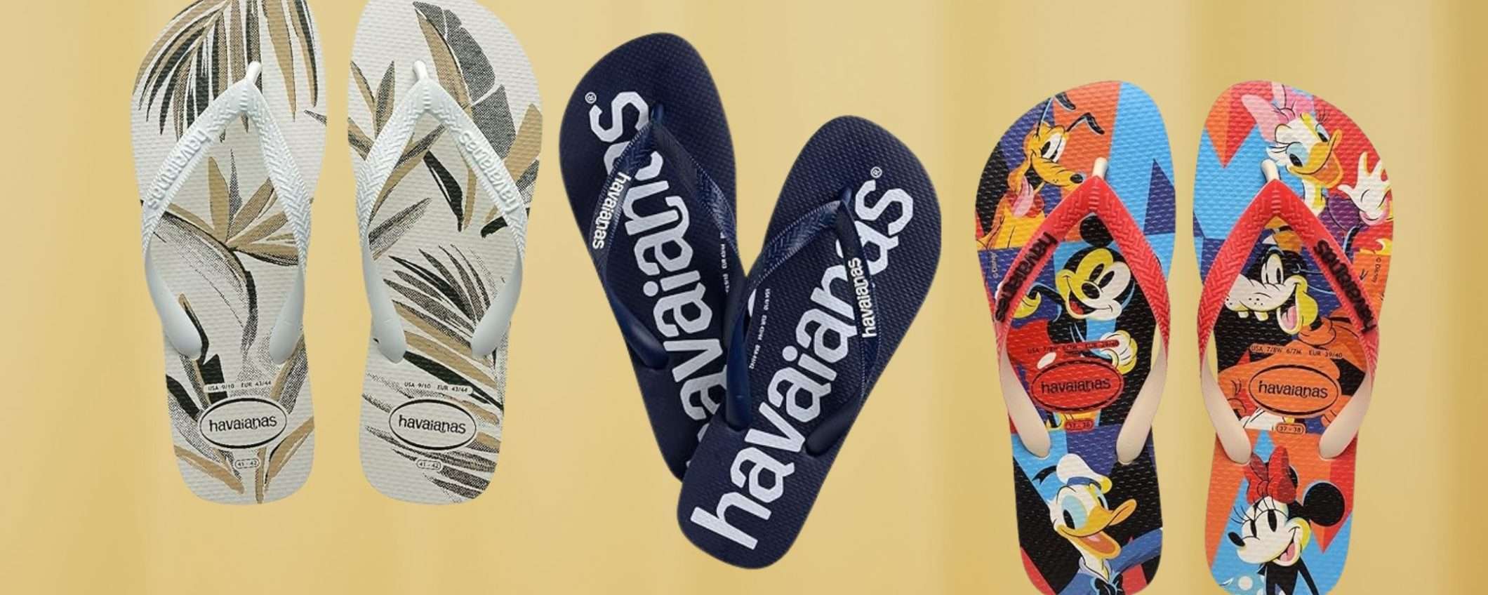 Havaianas da 10€ su Amazon: infradito PREMIUM in SVUOTATUTTO al Prime Day Havaianas da 10€ su Amazon: infradito PREMIUM in SVUOTATUTTO al Prime Day