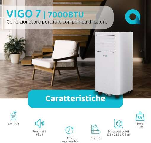 Irradio Vigo 7 condizionatore portatile