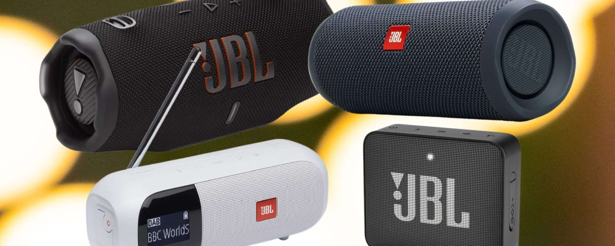 JBL prezzi Amazon PAZZESCHI sugli speaker wireless: il meglio da 32,90€