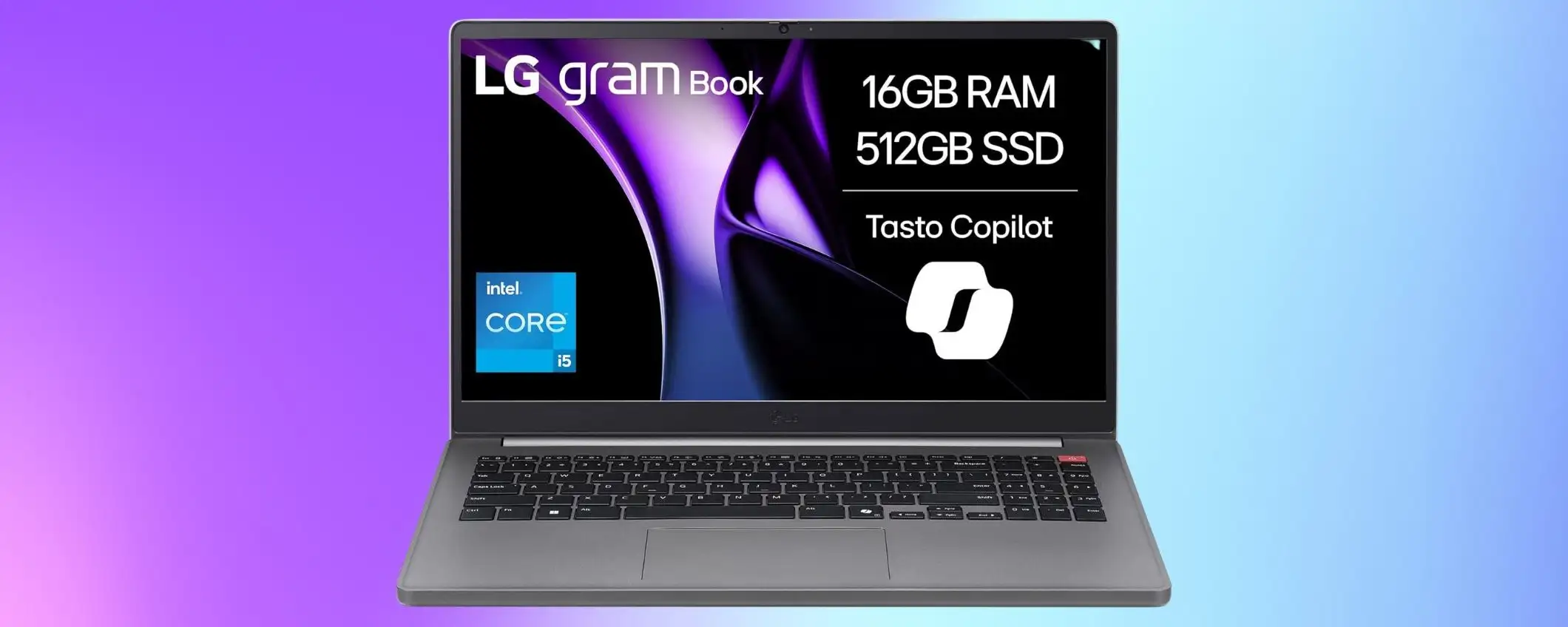 Notebook LG Gram Book con i5, 16GB RAM e SSD in SUPER OFFERTA su Amazon Notebook LG Gram Book con i5, 16GB RAM e SSD in SUPER OFFERTA su Amazon