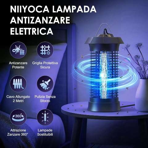 Lampada antizanzare elettrica