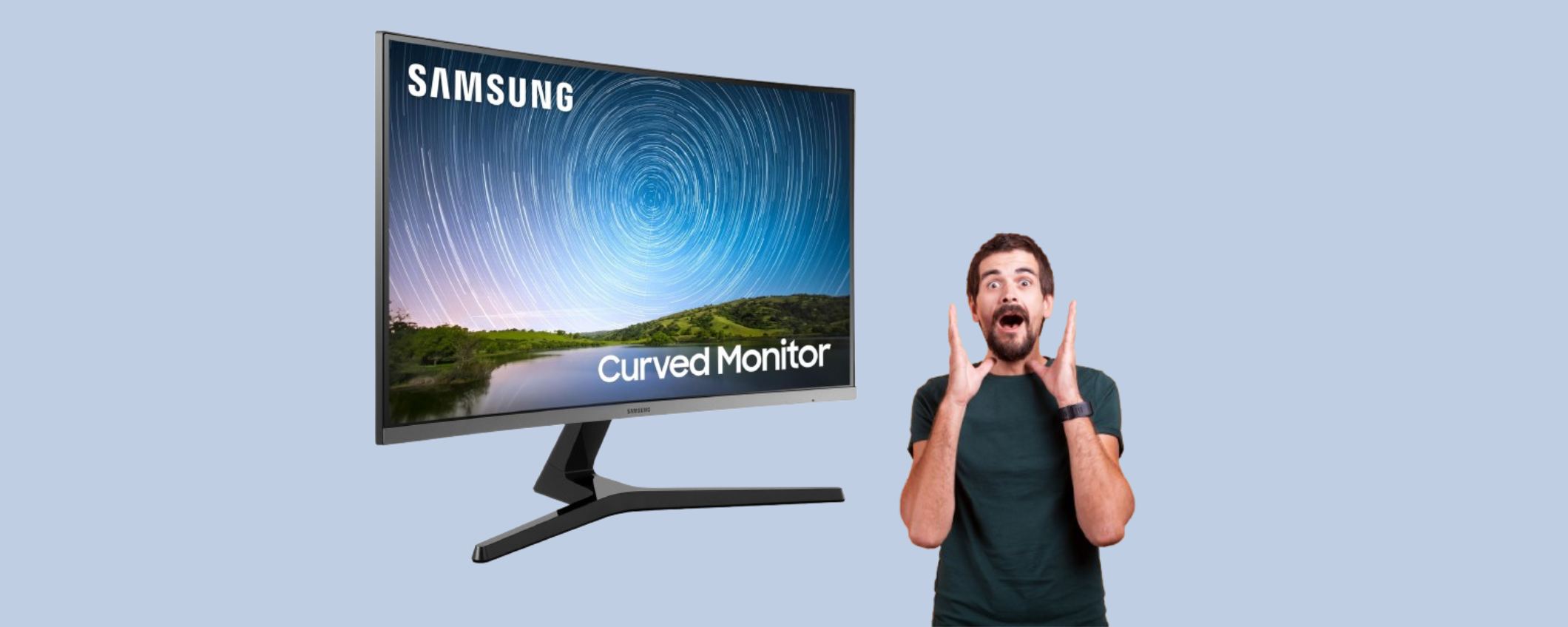 Monitor curvo Samsung: la soluzione perfetta per lavoro, studio e intrattenimento
