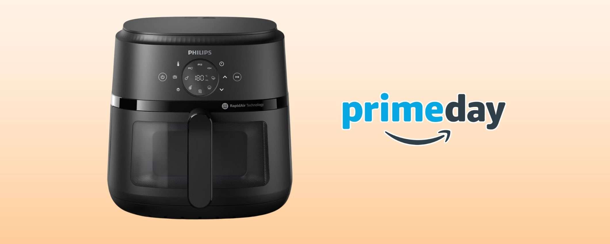 Philips Airfryer 2000: la friggitrice ad aria in offerta da comprare per i Prime Day Philips Airfryer 2000: la friggitrice ad aria in offerta da comprare per i Prime Day