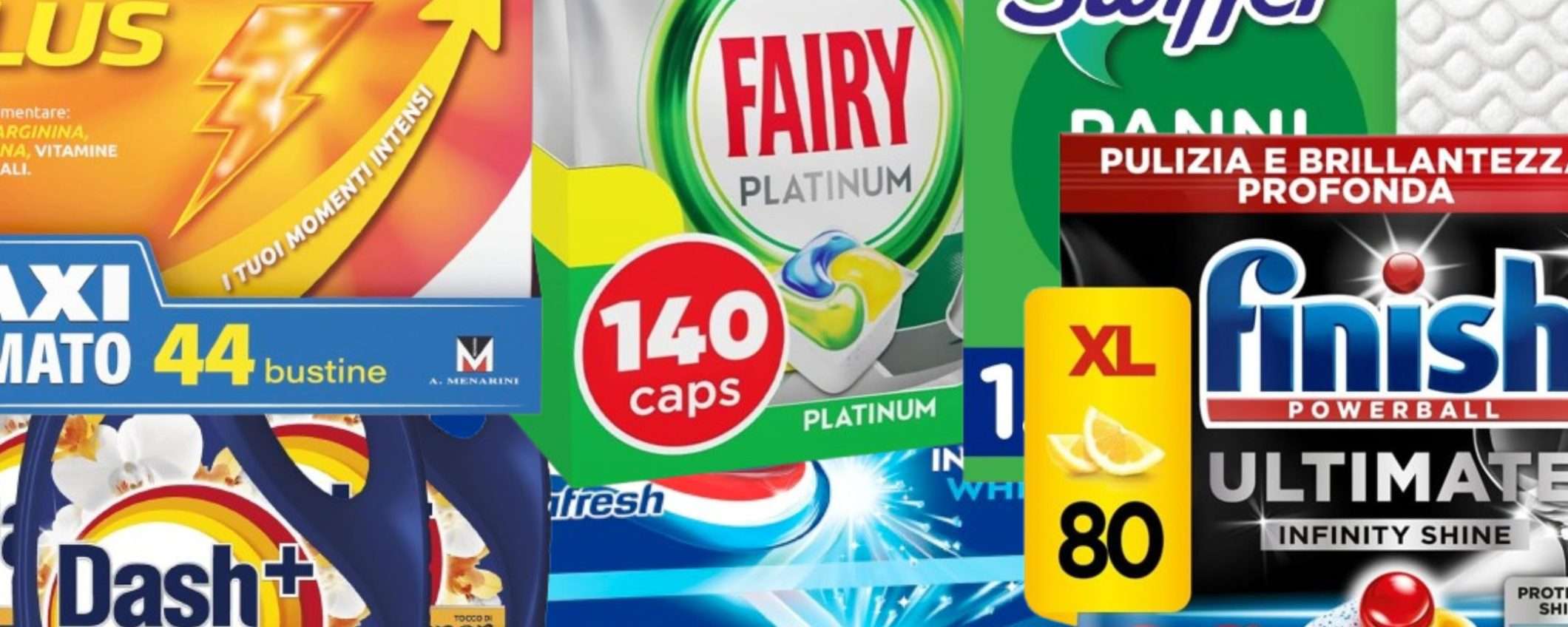 Swiffer, Fairy, Dash e altri: promo scorta Amazon all’ARREMBAGGIO (da 4,99€) Swiffer, Fairy, Dash e altri: promo scorta Amazon all’ARREMBAGGIO (da 4,99€)