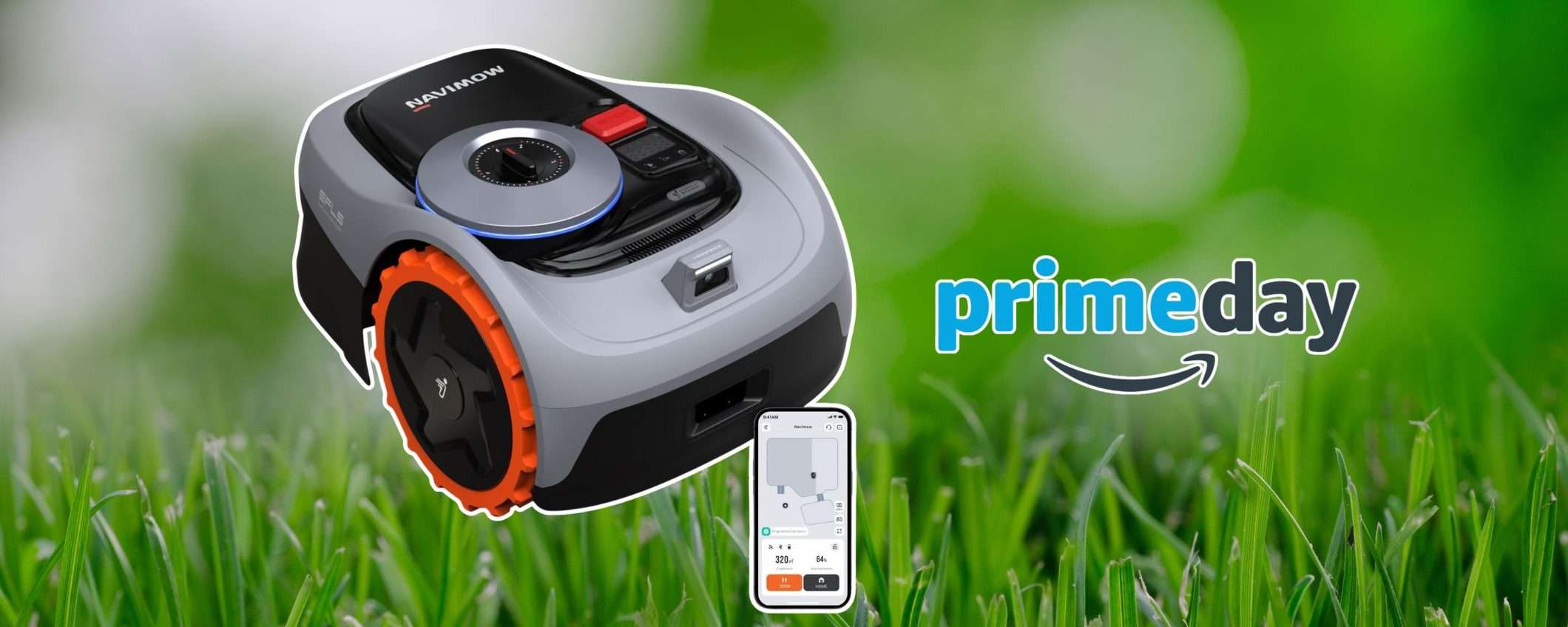 Robot tagliaerba senza filo e automatico: 300 euro di sconto per i Prime Day Amazon Robot tagliaerba senza filo e automatico: 300 euro di sconto per i Prime Day Amazon