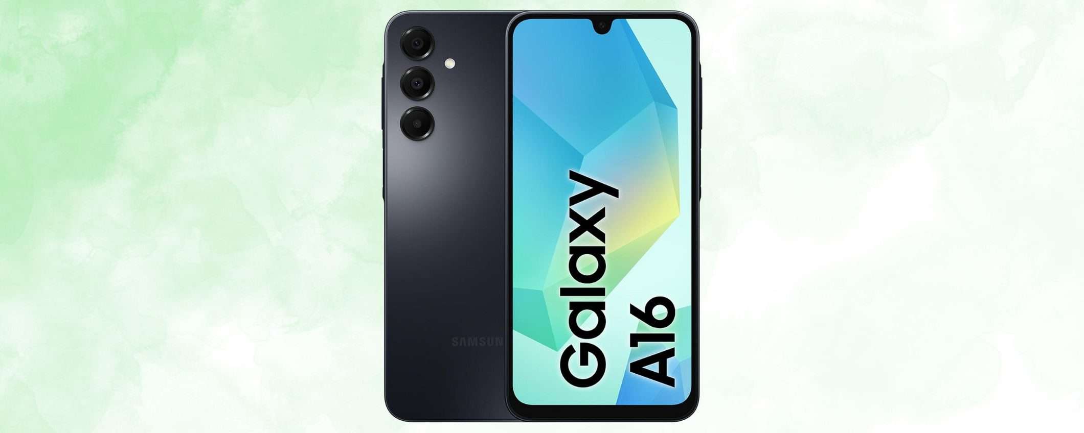 Galaxy A16: grande display, batteria infinita, tripla fotocamera e PREZZO BOMBA