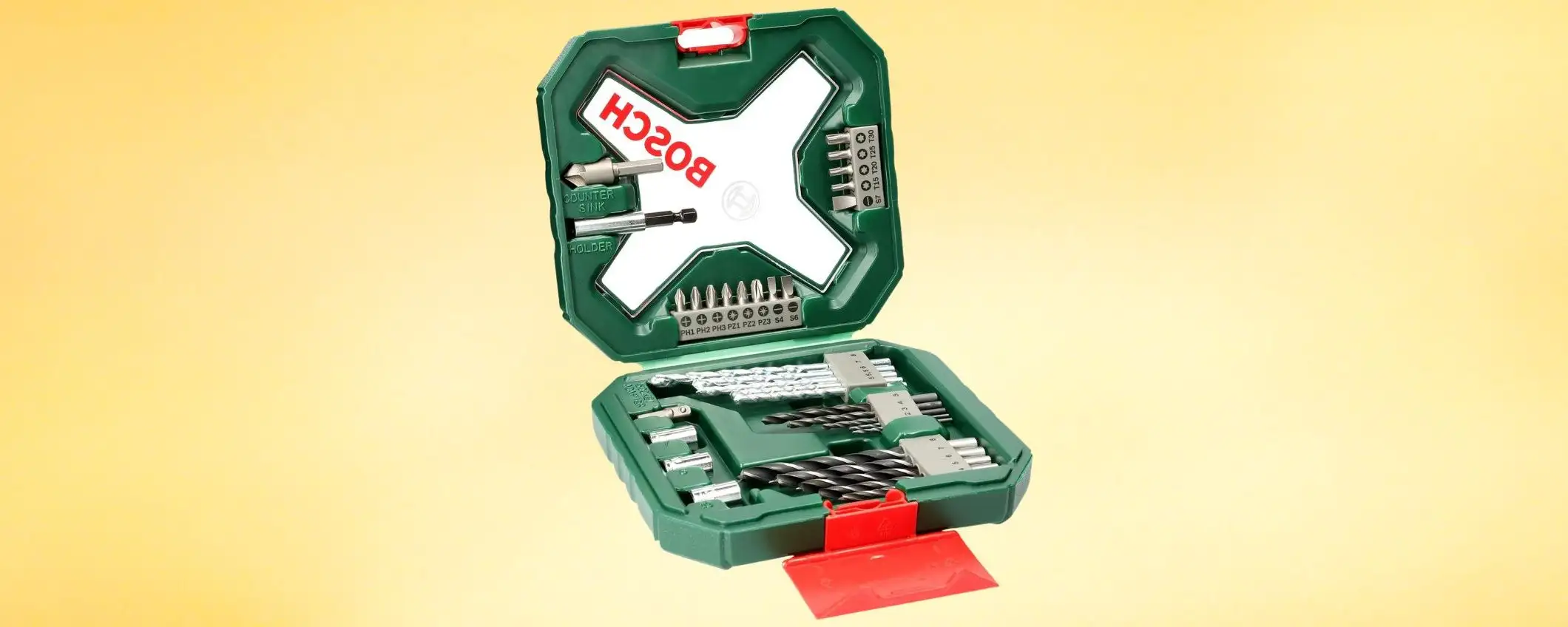 Set da 34 punte Bosch: SCONTO SHOCK su Amazon (-60%), lo paghi meno di 10 euro
