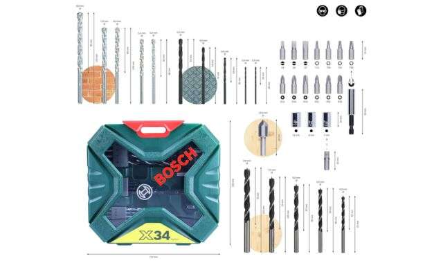 Set Bosch 34 pezzi