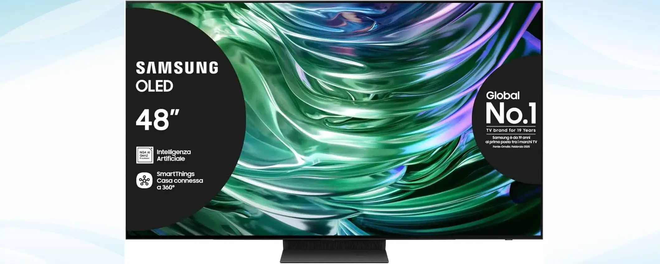 OLED, AI e Dolby Atmos: questa TV Samsung da 48'' è uno spettacolo in OFFERTA SHOCK