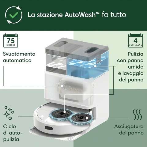 Stazione autowash iRobot