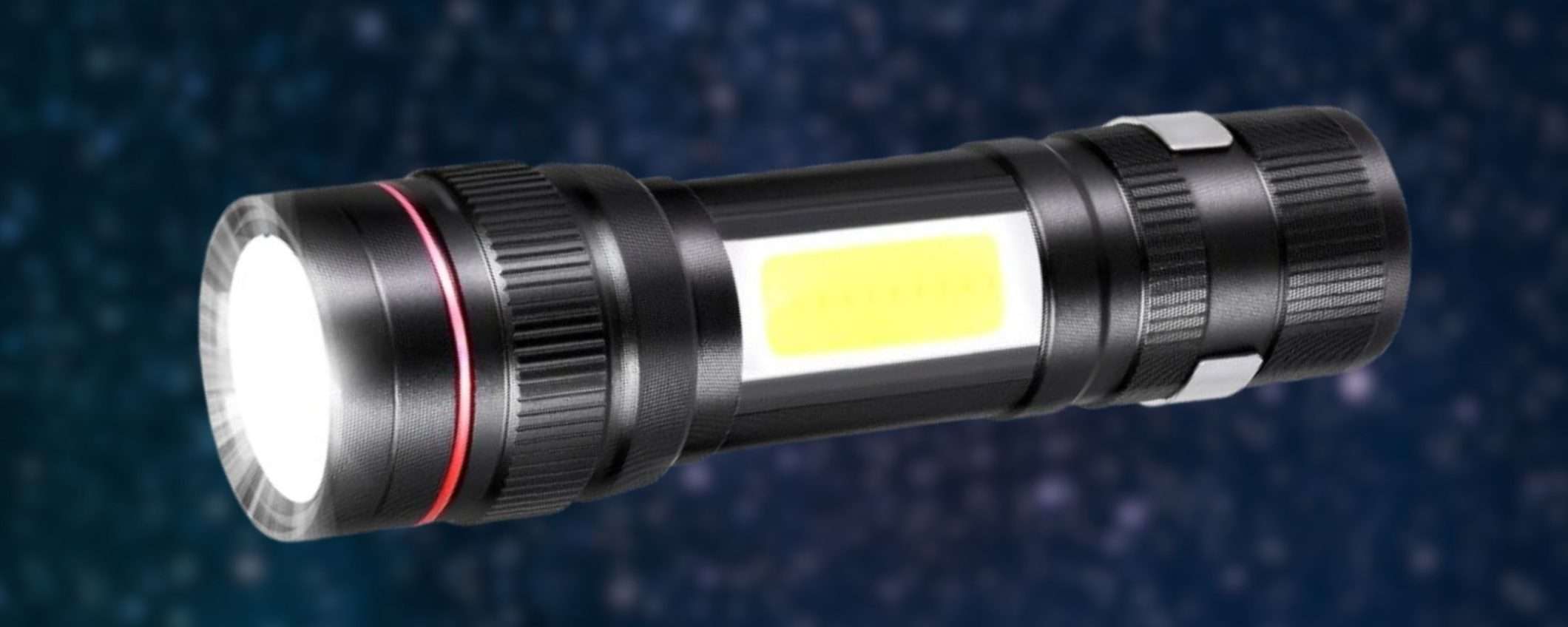 Questa torcia a 9,99€ fa una luce MOSTRUOSA ed è ricaricabile (Amazon)