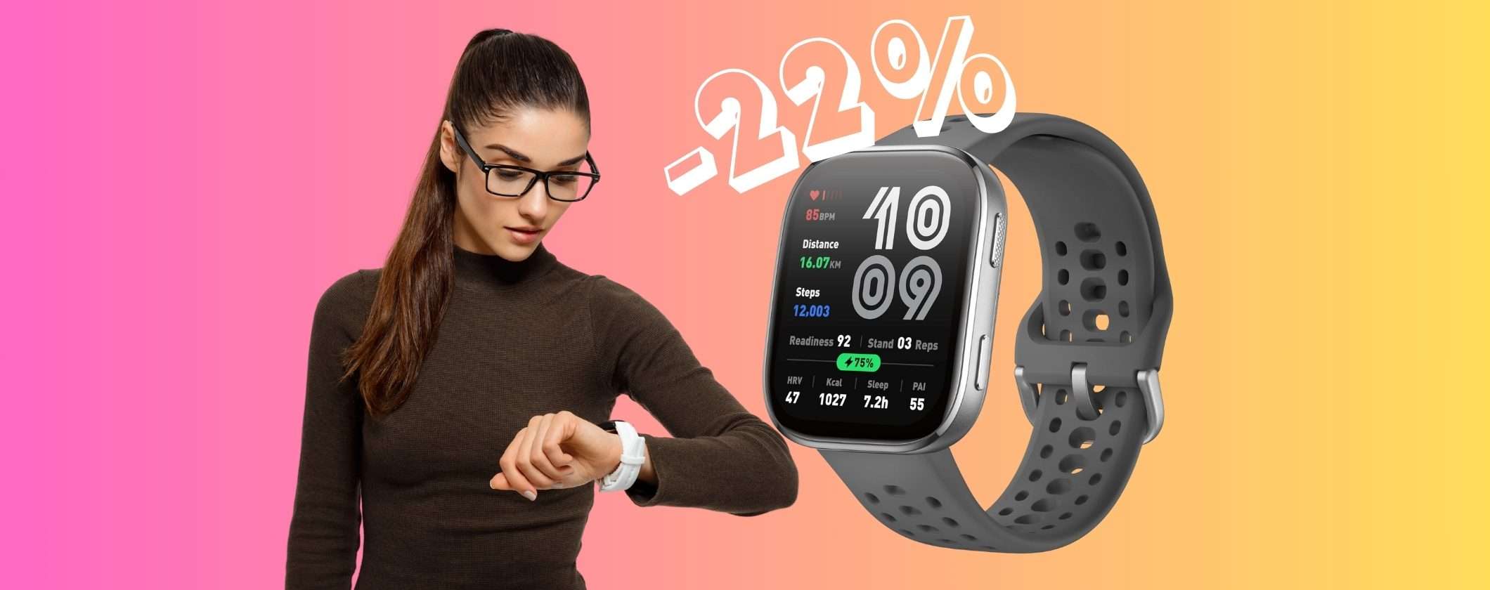 Amazfit Bip 6: display AMOLED da 1,97 Amazfit Bip 6: display AMOLED da 1,97