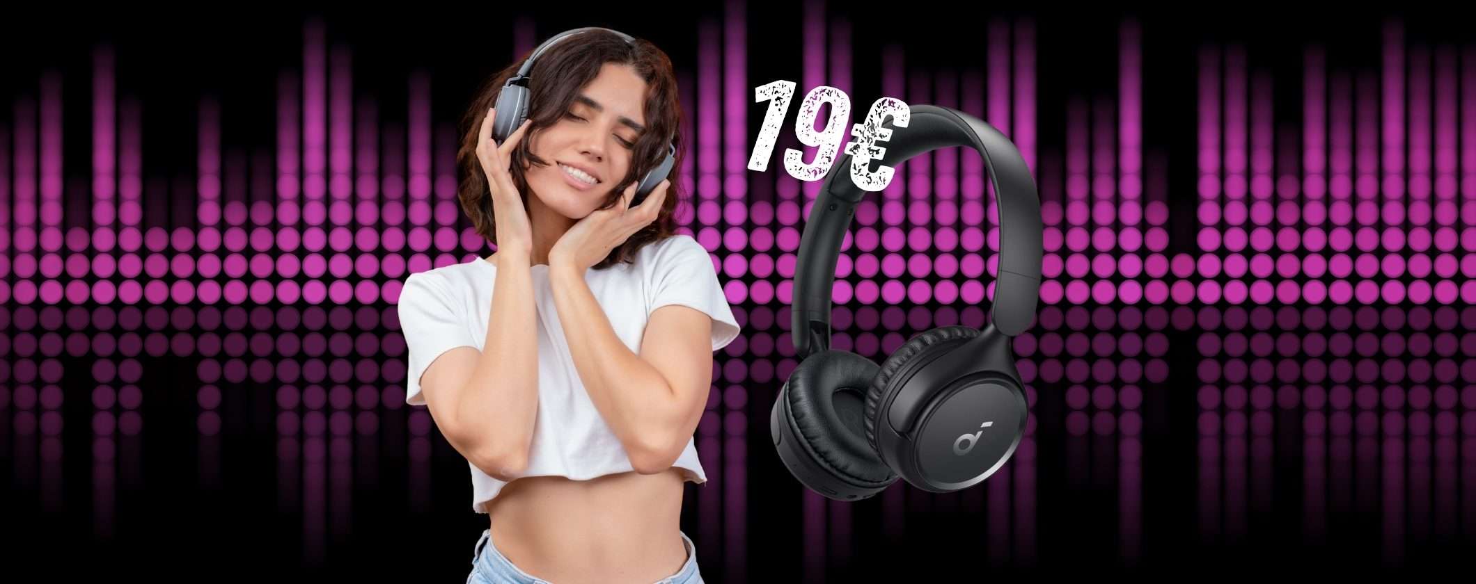 Appena 19€ per le cuffie wireless Soundcore H30i, OFFERTA BOMBA Appena 19€ per le cuffie wireless Soundcore H30i, OFFERTA BOMBA