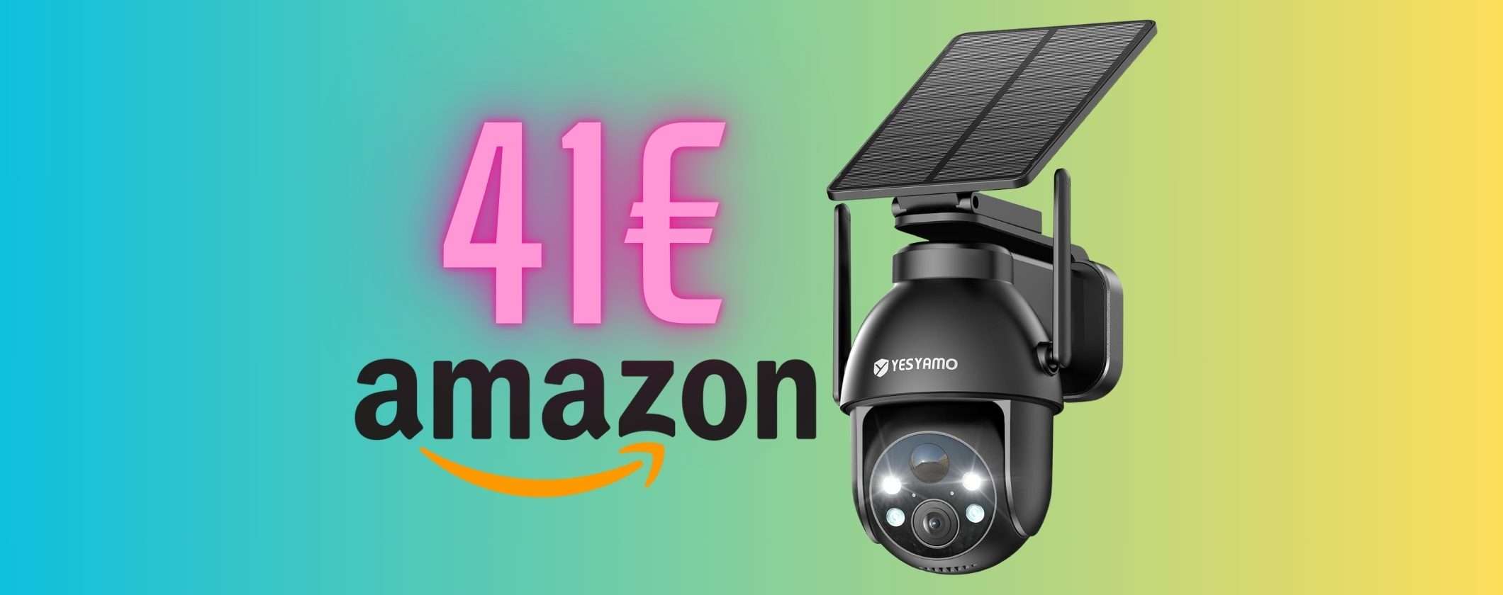 Casa sicura con questa videocamera di sorveglianza + pannello solare (41€) Casa sicura con questa videocamera di sorveglianza + pannello solare (41€)