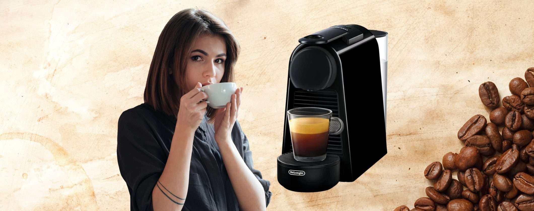 De'Longhi Nespresso Essenza Mini: il caffè espresso come al bar (-32%) De'Longhi Nespresso Essenza Mini: il caffè espresso come al bar (-32%)