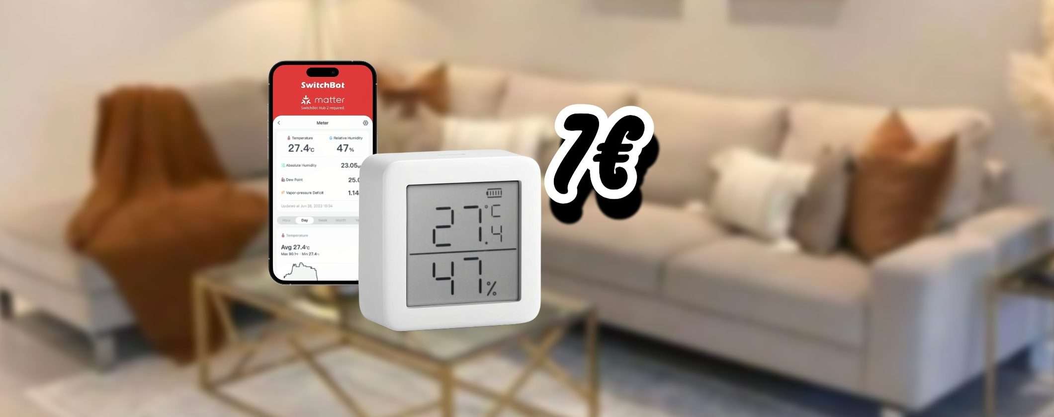 Fantastico Termometro Igrometro a soli 7€ su Amazon per il Prime Day Fantastico Termometro Igrometro a soli 7€ su Amazon per il Prime Day
