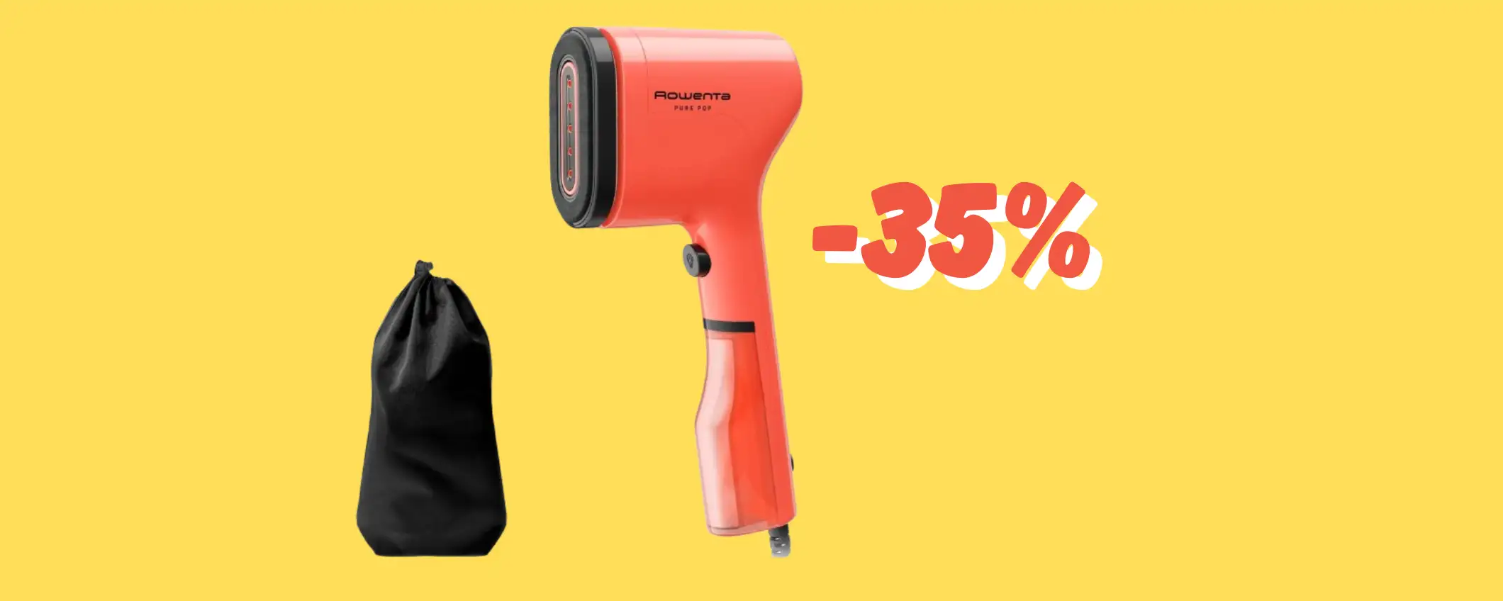 Rowenta ferro da stiro verticale portatile, ora in sconto