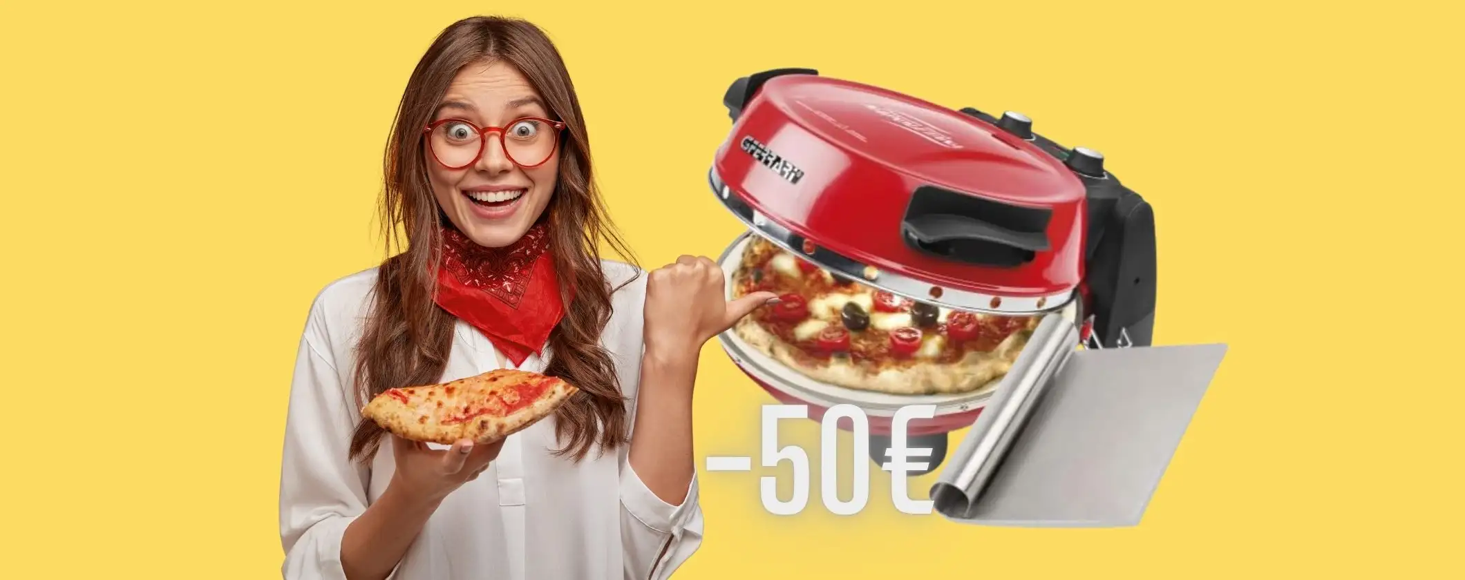 G3 Ferrari: forno pizza con doppia pietra refrattaria, ricettario e palette (-50€) G3 Ferrari: forno pizza con doppia pietra refrattaria, ricettario e palette (-50€)