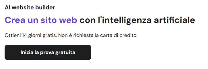 hostinger creare un sito