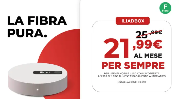 iliad box fibra