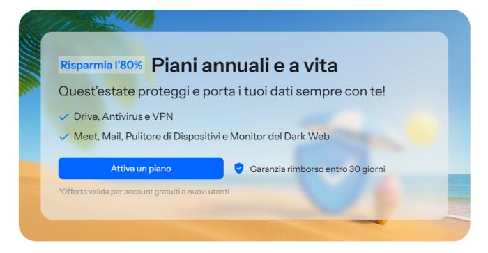 internxt piani cloud offerta