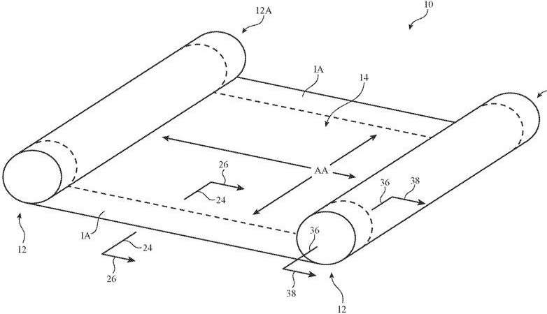 apple ipad arrotolabile