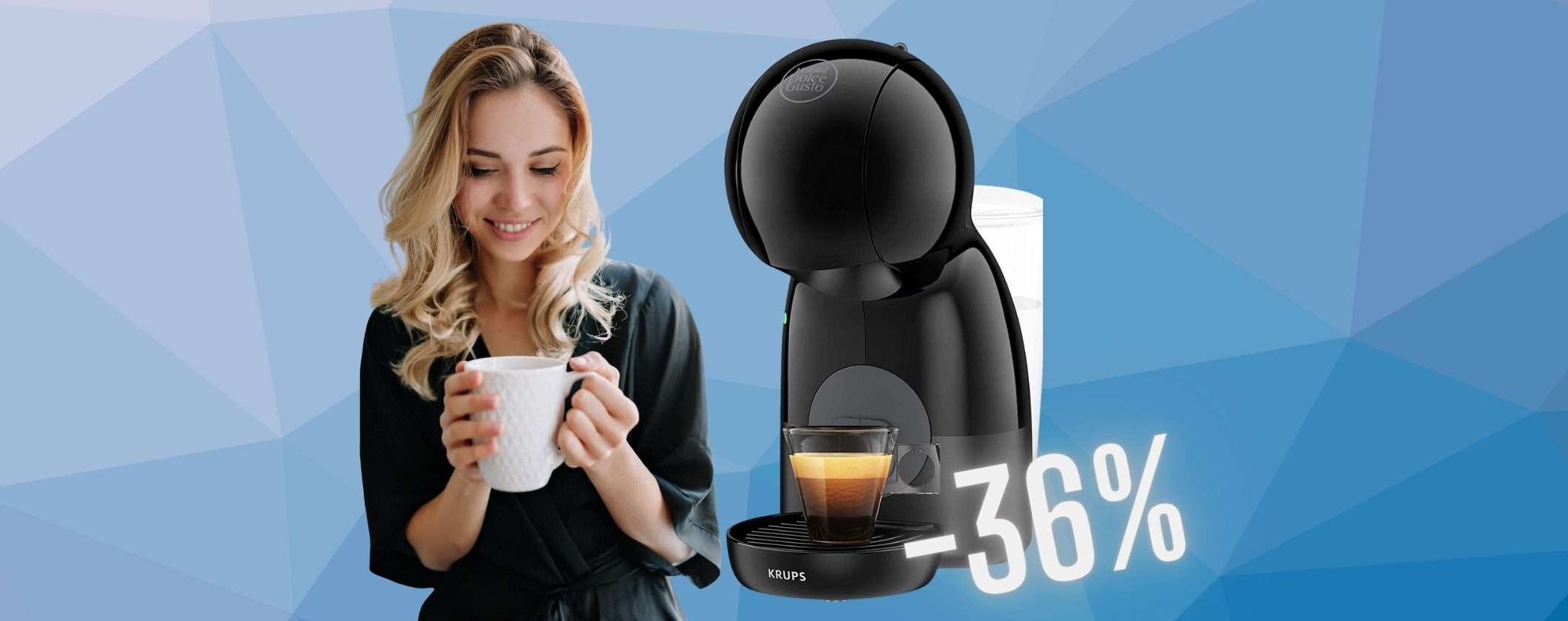 Krups Piccolo Xs: un caffè buonissimo da gustare comodo a casa (-36%)