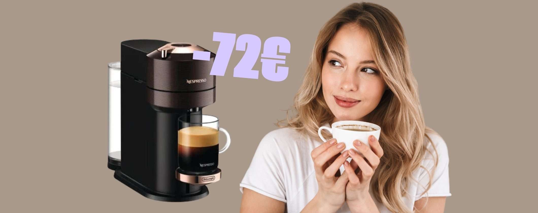 Macchina da caffè Nespresso Vertuo Next a 72€ in MENO (eBay) Macchina da caffè Nespresso Vertuo Next a 72€ in MENO (eBay)