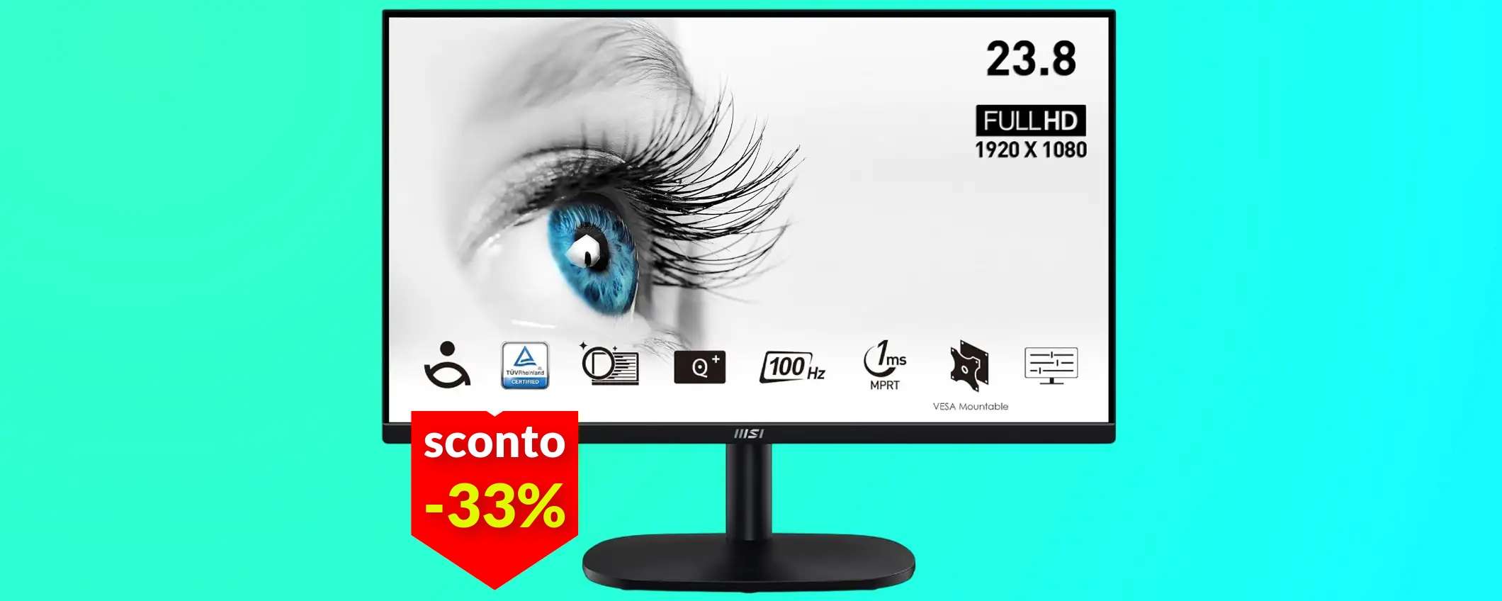 Monitor FullHD a 79€: oggi puoi compiere un vero FURTO su Amazon Monitor FullHD a 79€: oggi puoi compiere un vero FURTO su Amazon