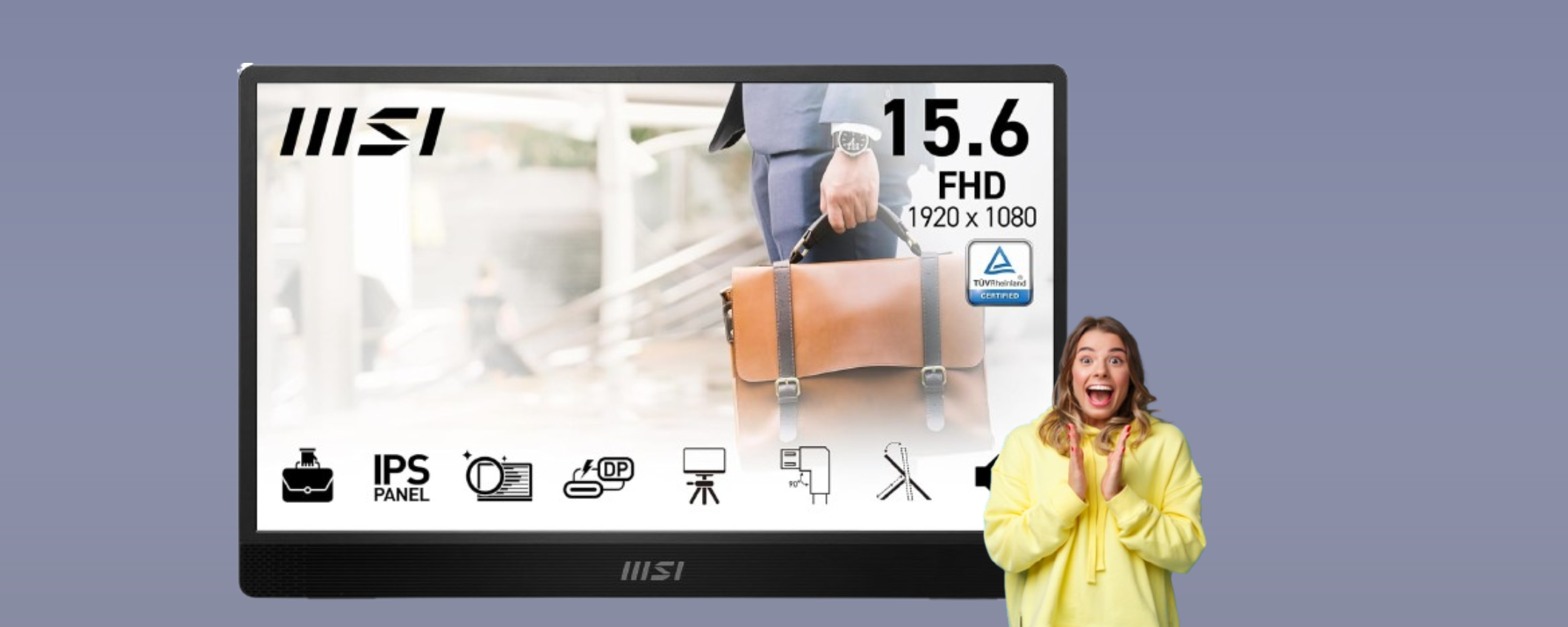 MSI PRO: il monitor portatile per lavoro e intrattenimento MSI PRO: il monitor portatile per lavoro e intrattenimento