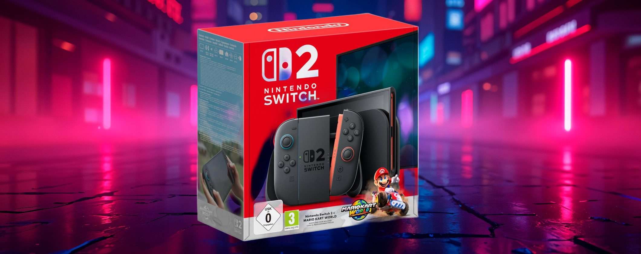 Nintendo Switch 2 + Mario Kart World disponibile su Amazon Nintendo Switch 2 + Mario Kart World disponibile su Amazon
