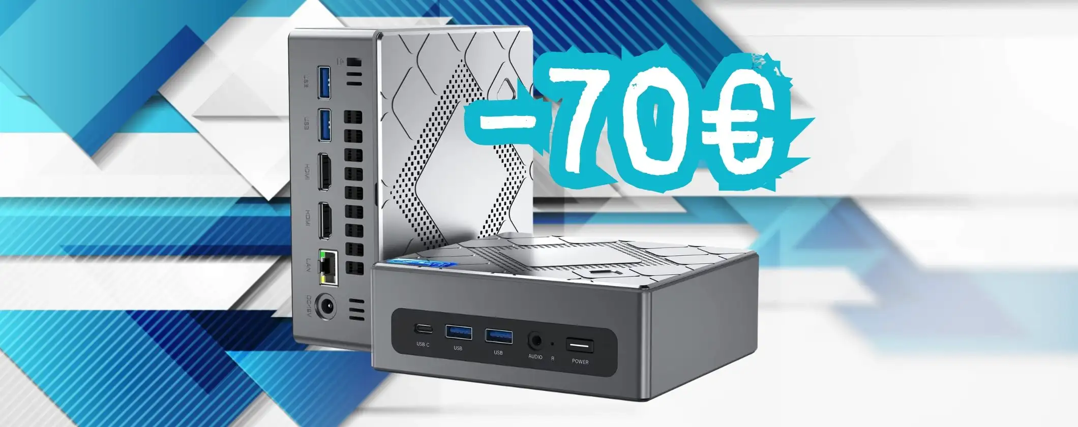 NiPoGi: il mini PC con Ιntel Core i5 e 16GB di RAM che spacca a 70€ in MENO NiPoGi: il mini PC con Ιntel Core i5 e 16GB di RAM che spacca a 70€ in MENO