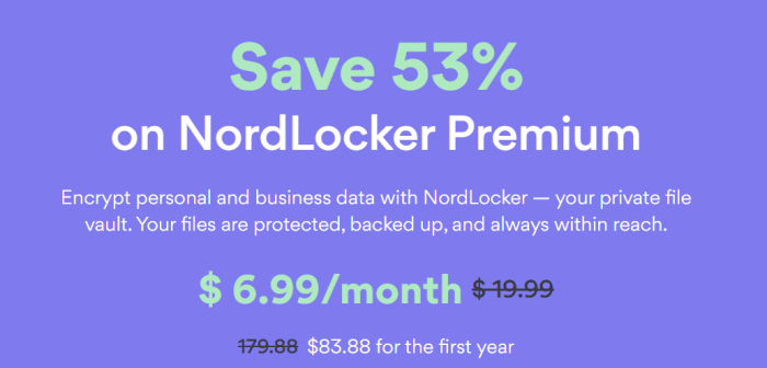 nordlocker offerta