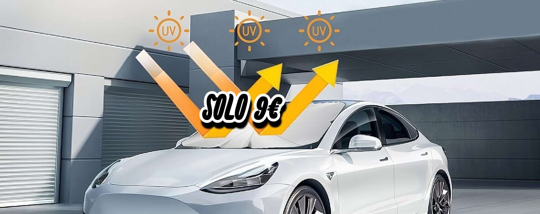 Parasole Pieghevole: proteggi gli interni dell'auto a soli 9€ su eBay Parasole Pieghevole: proteggi gli interni dell'auto a soli 9€ su eBay