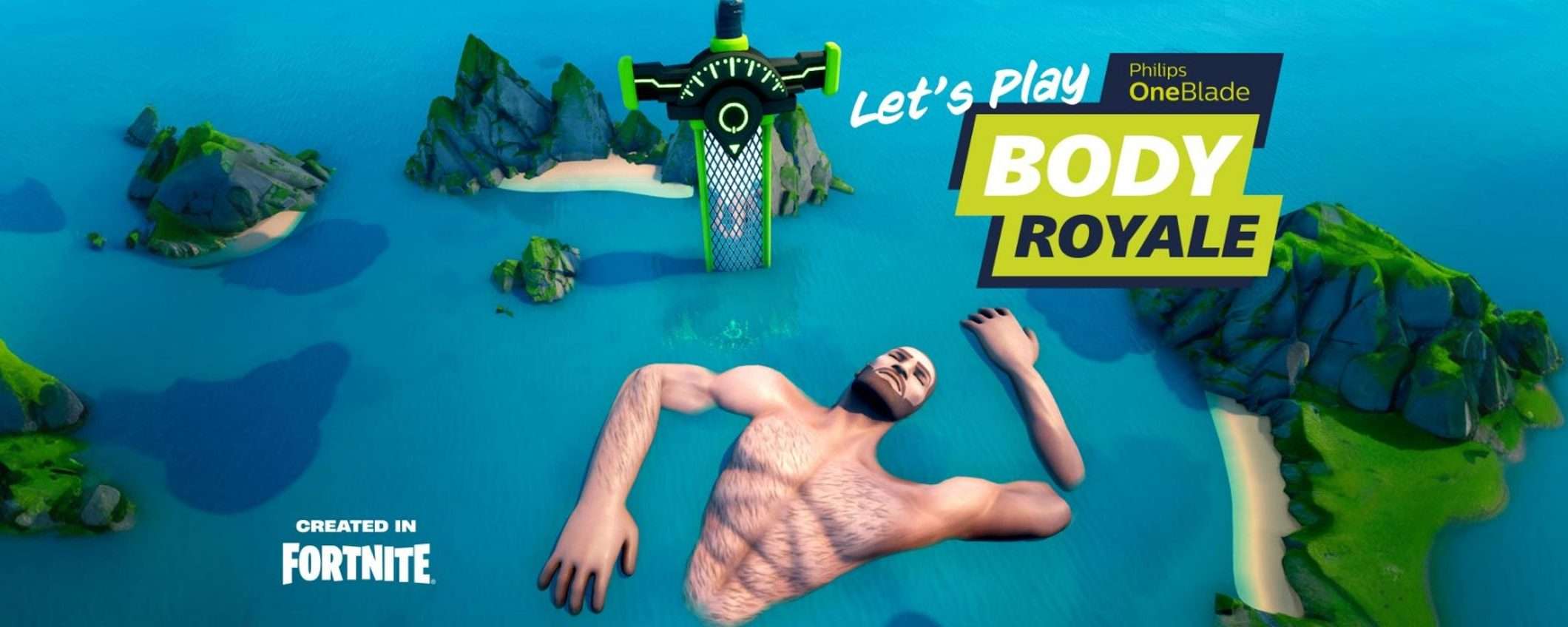Perché Philips OneBlade ha piazzato un gigante in questa mappa di Fortnite? Perché Philips OneBlade ha piazzato un gigante in questa mappa di Fortnite?