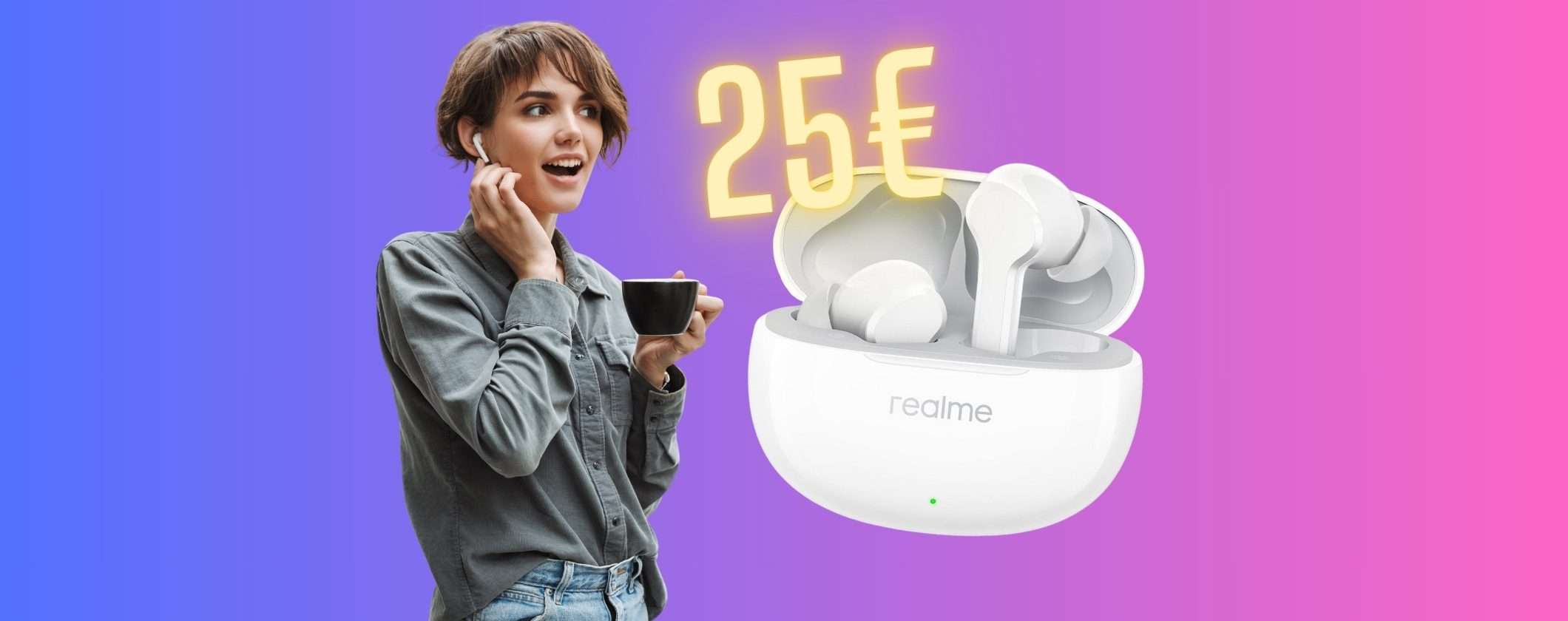 Realme Buds T100: auricolari Bluetooth dal costo basso e non deludono Realme Buds T100: auricolari Bluetooth dal costo basso e non deludono