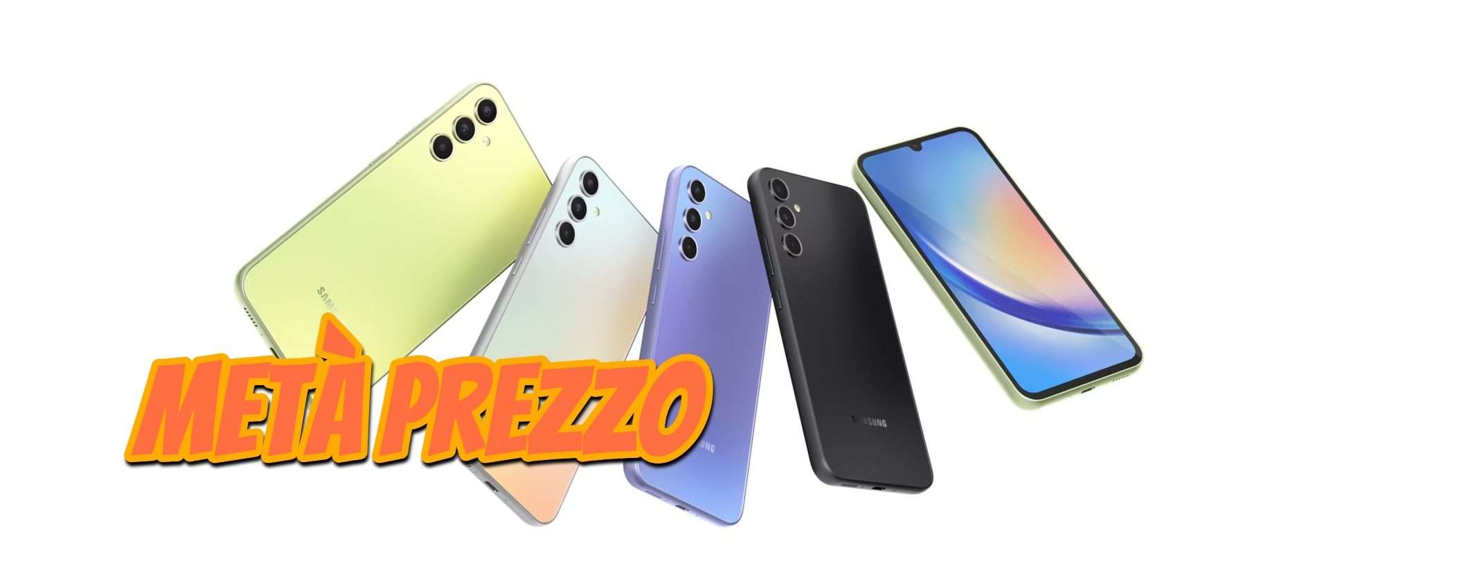 Samsung Galaxy A34 a metà prezzo con il Prime Day Samsung Galaxy A34 a metà prezzo con il Prime Day