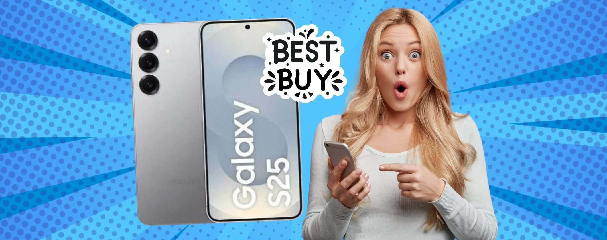 Samsung Galaxy S25: senza dubbio il BEST BUY del giorno (eBay) Samsung Galaxy S25: senza dubbio il BEST BUY del giorno (eBay)
