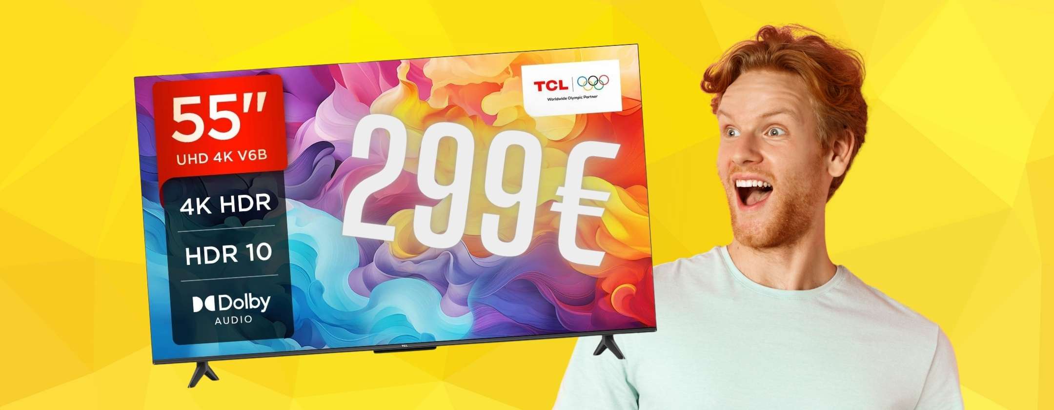 tv 55 pollici in cm