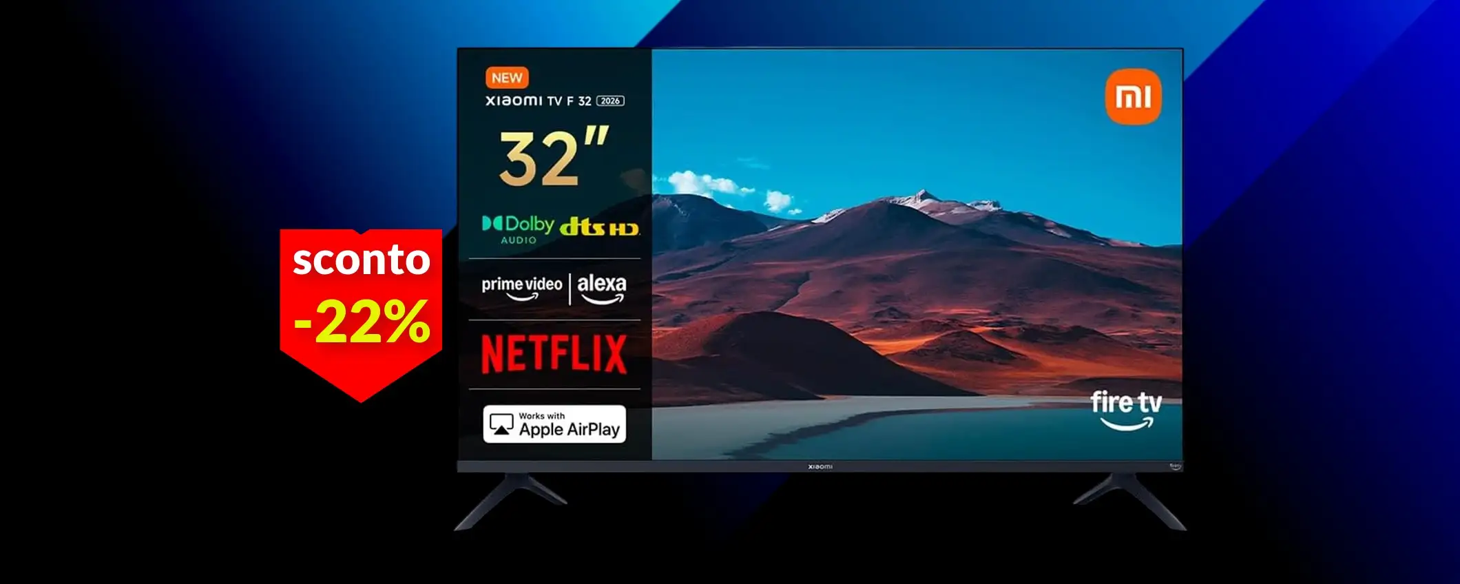 Smart TV Xiaomi a soli 139€: è l'occasione del giorno su Amazon Smart TV Xiaomi a soli 139€: è l'occasione del giorno su Amazon
