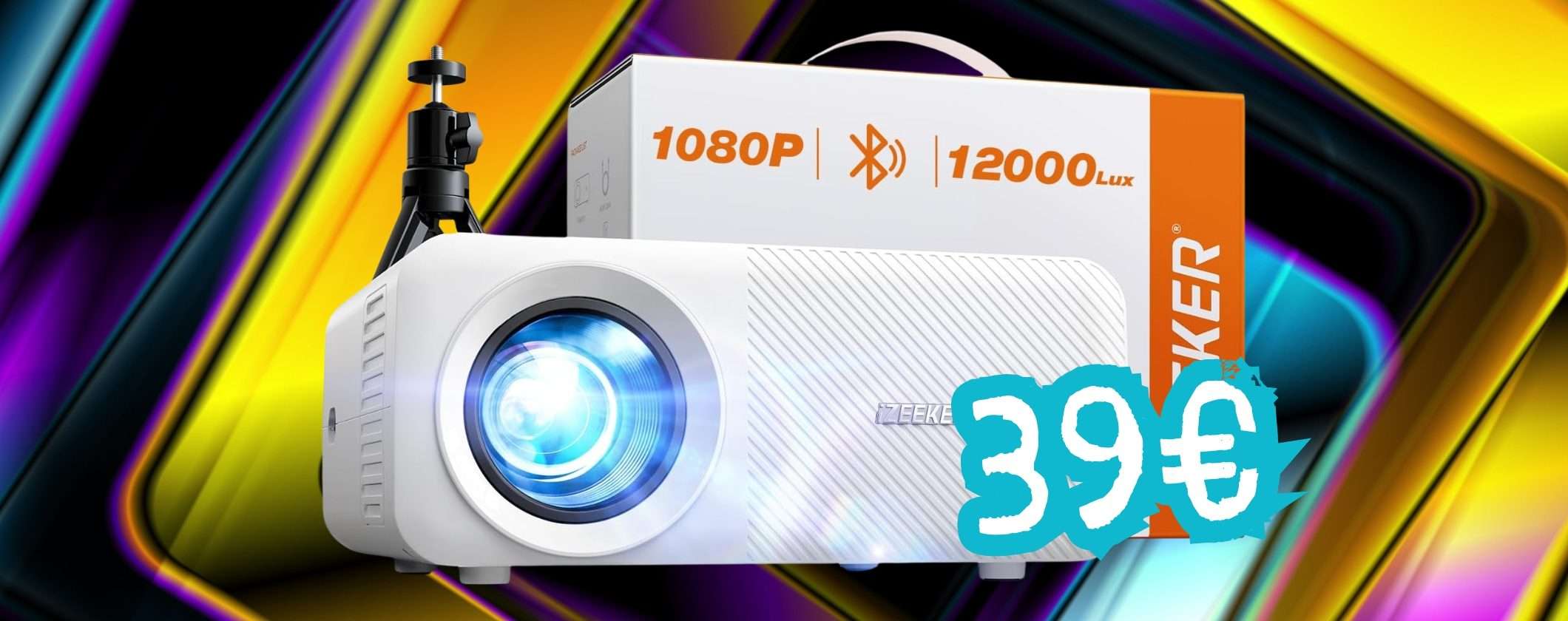 Solo 39€ con il COUPON e puoi avere un mini proiettore Bluetooth spettacolare Solo 39€ con il COUPON e puoi avere un mini proiettore Bluetooth spettacolare